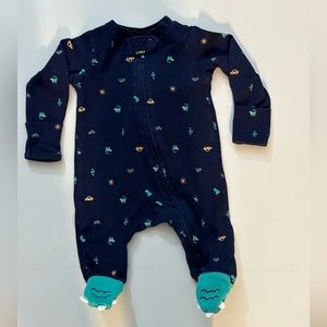 Carter’s blue sleeper newborn